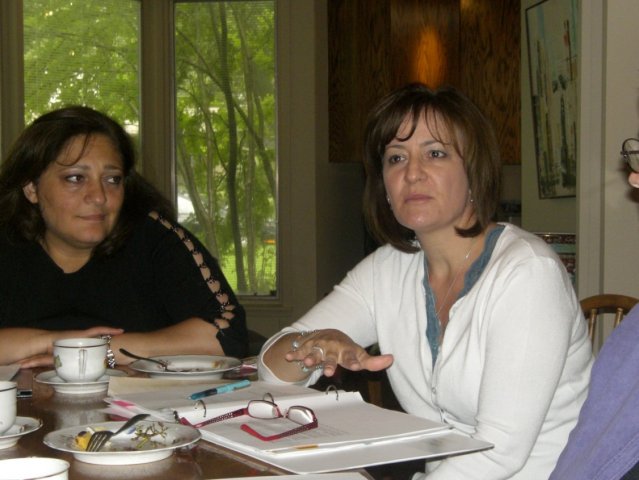 Rima Ammouri and Julie